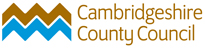 Peterborough City Council logo and website link